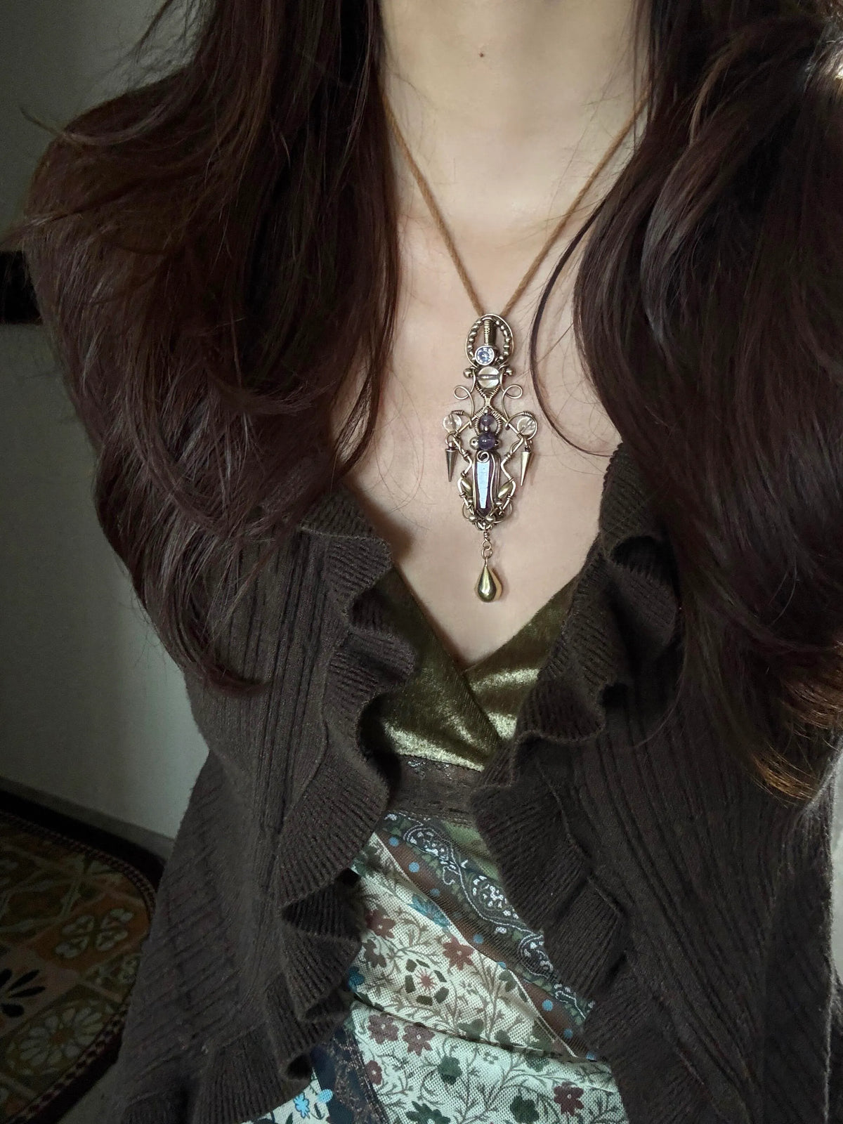 Cruz Crystal Talisman Pendant
