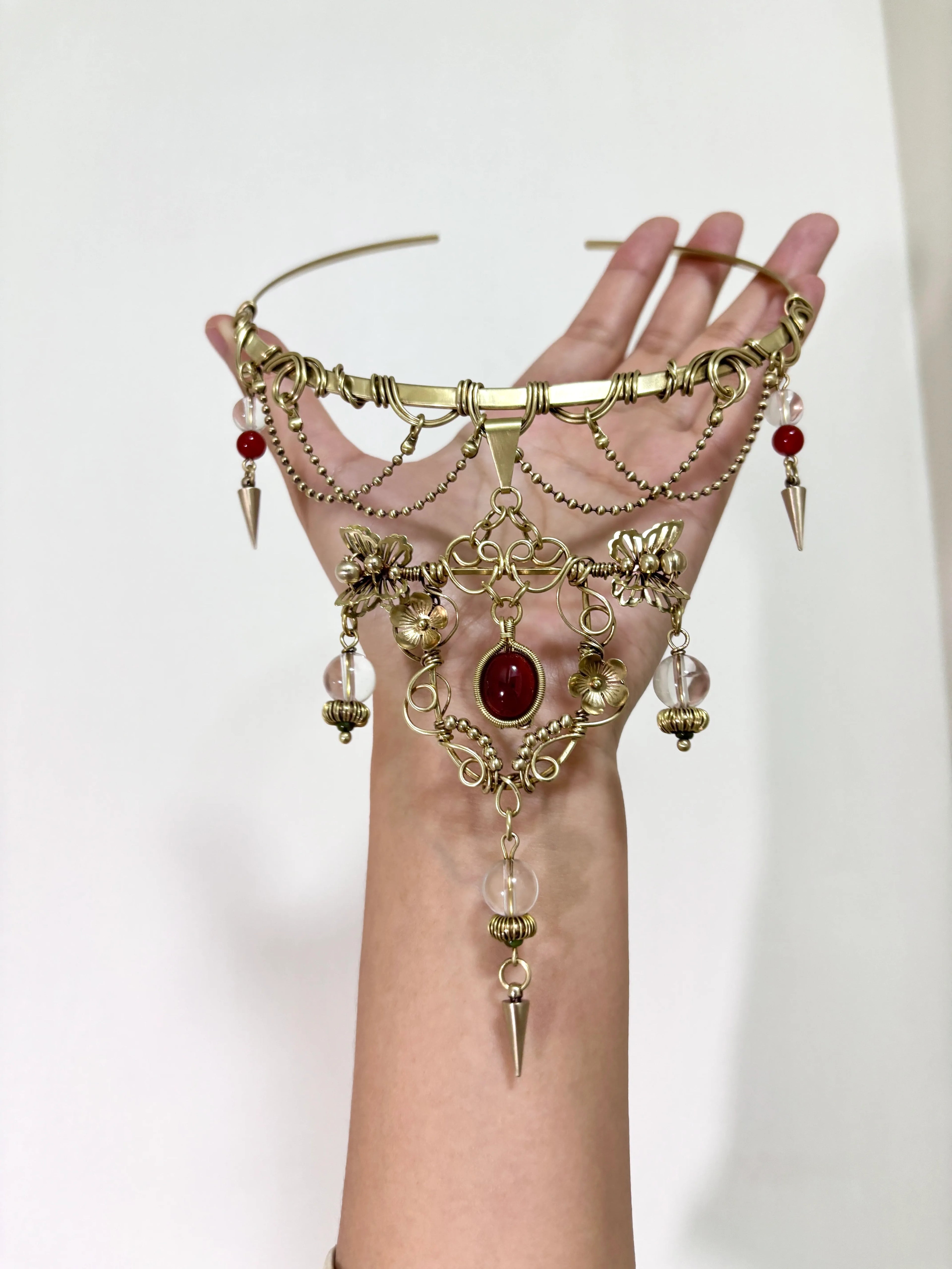 Crimson Bloom Choker