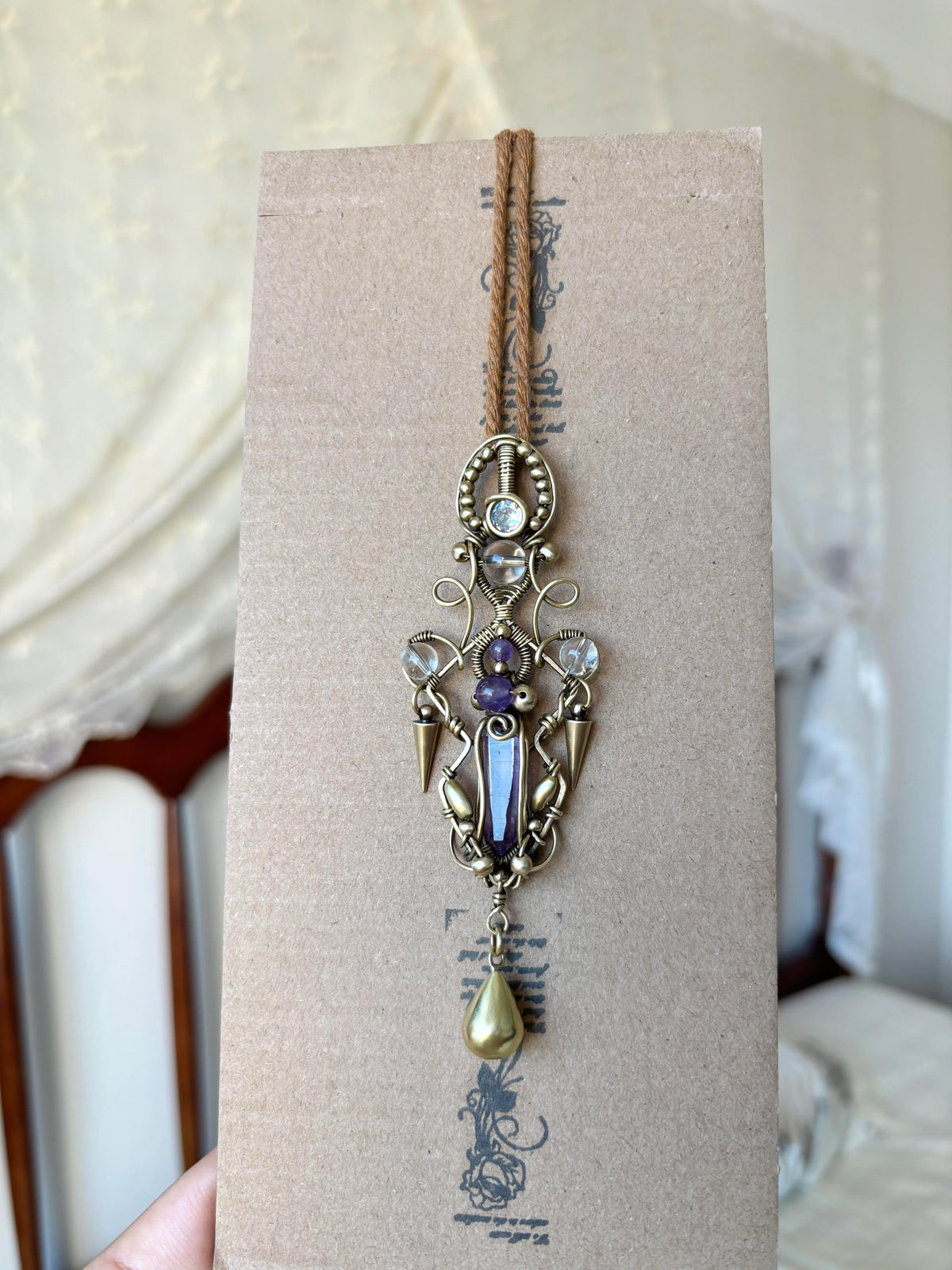 Cruz Crystal Talisman Pendant