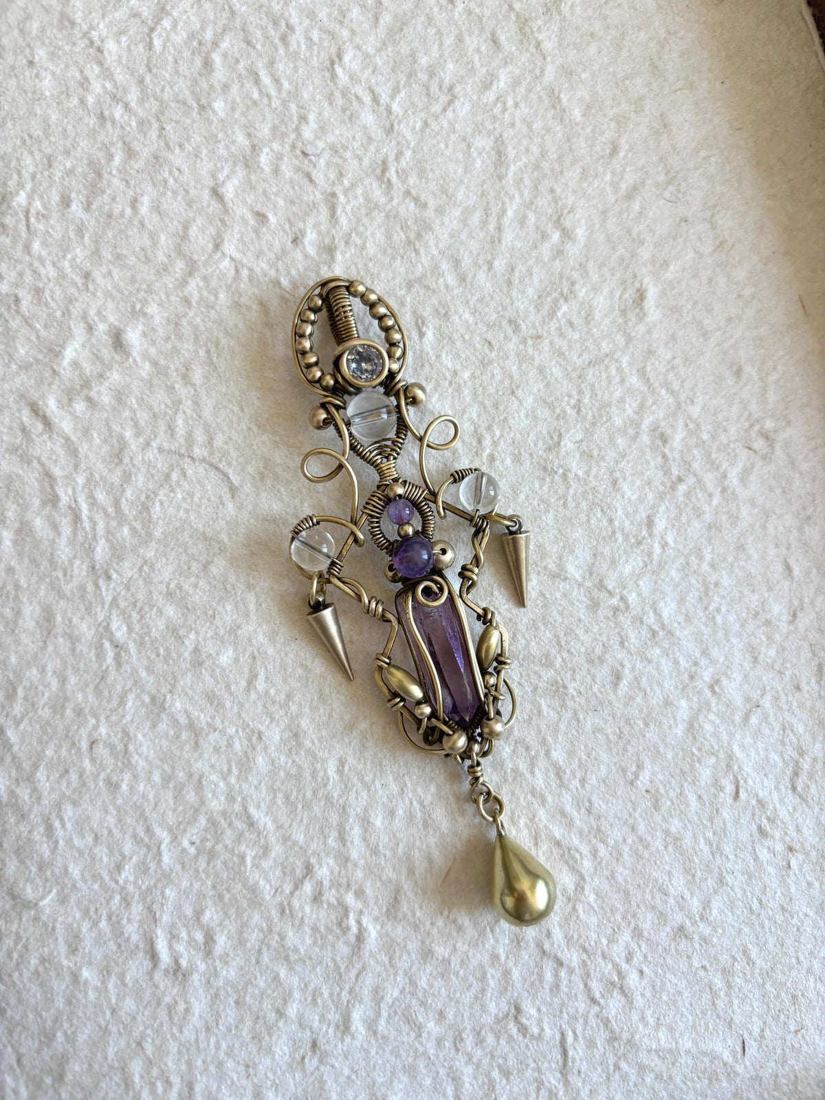 Cruz Crystal Talisman Pendant
