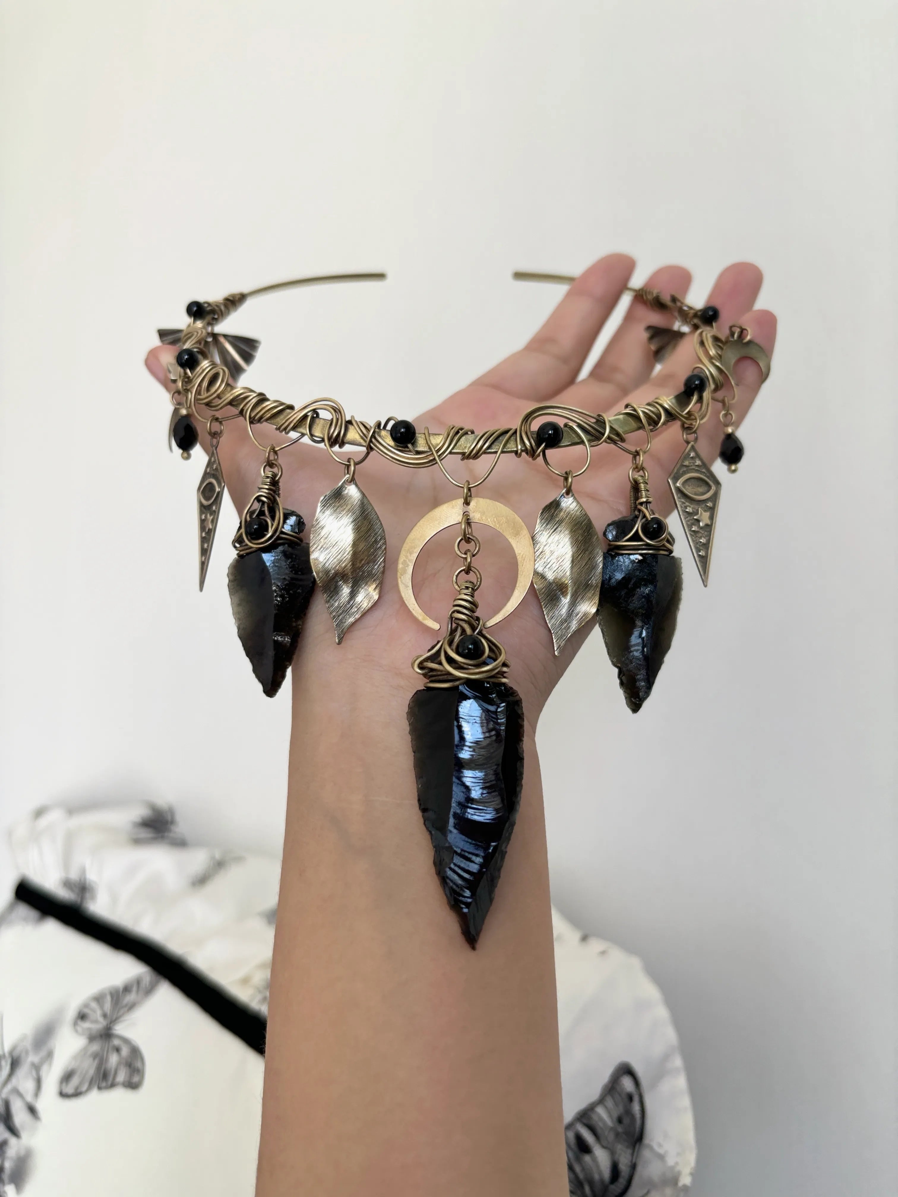 Obsidian Witch Choker
