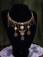 Crimson Sea Witch Choker & Amethyst