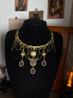 Crimson Sea Witch Choker & Amethyst